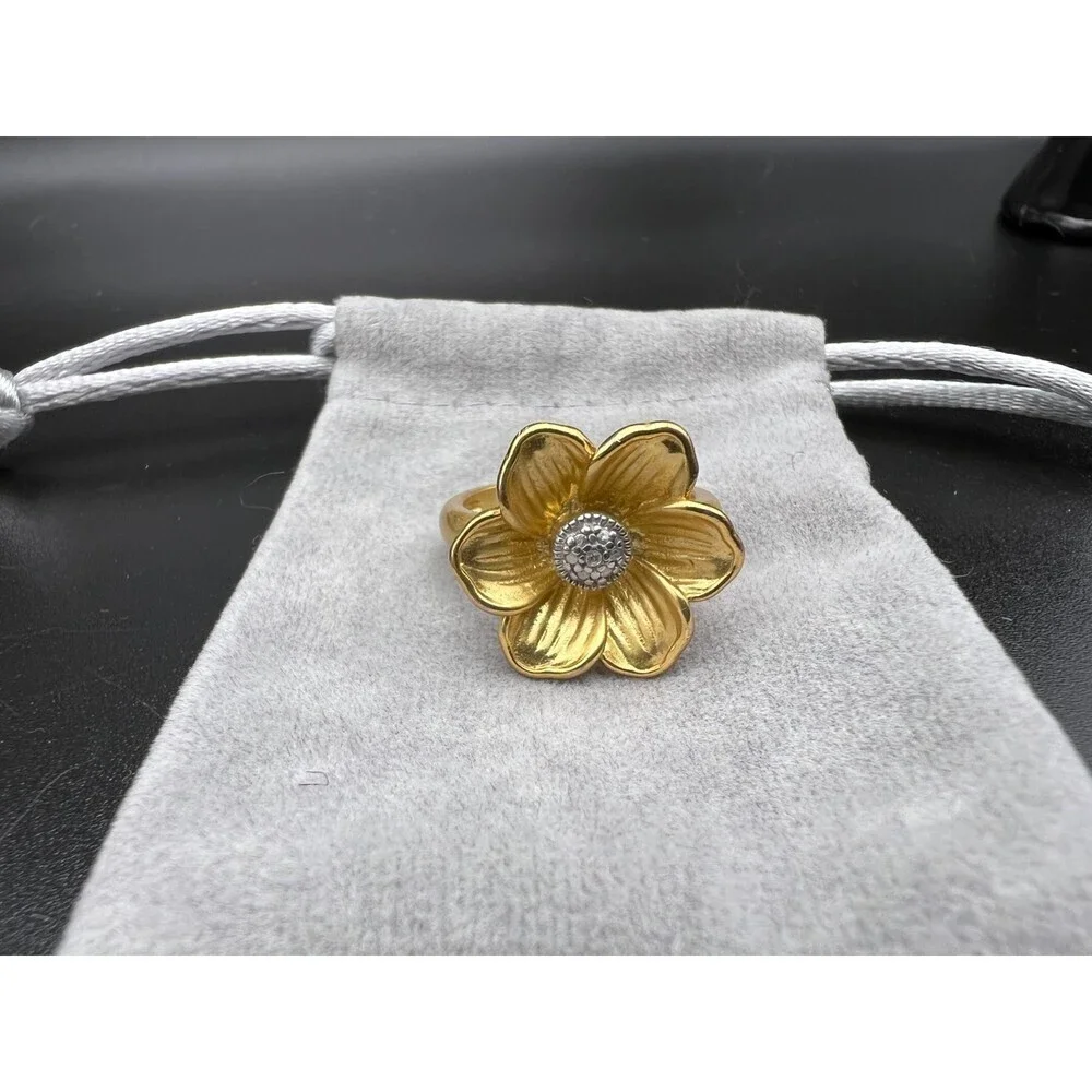 Lia Sophia Violet Gold Plated Ring